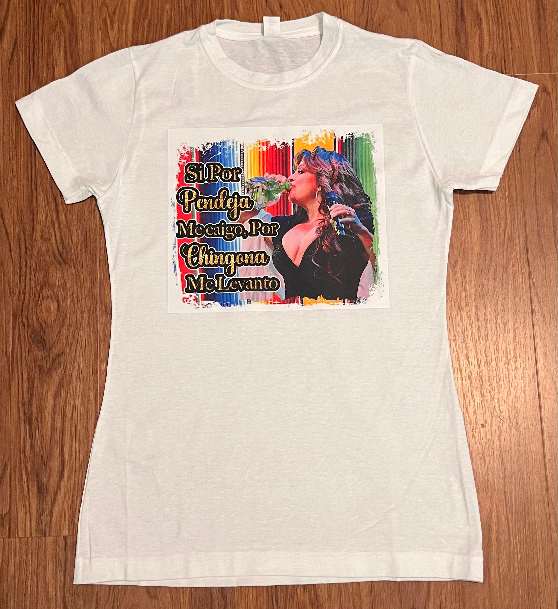 Gildan Jenny Rivera T-Shirt Crewneck Short Sleeve