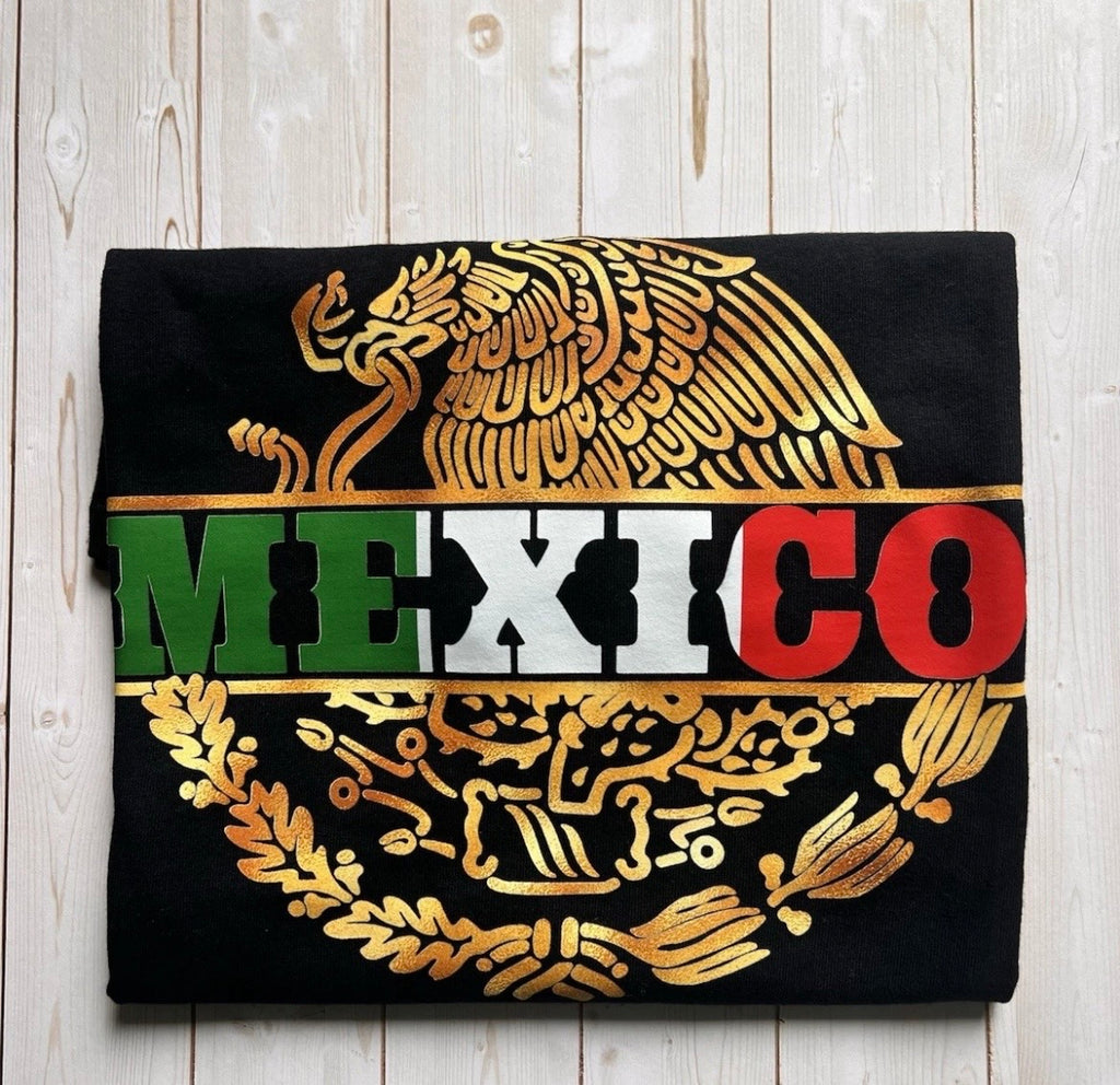 Gildan Mexico Crewneck T-Shirt Short Sleeve