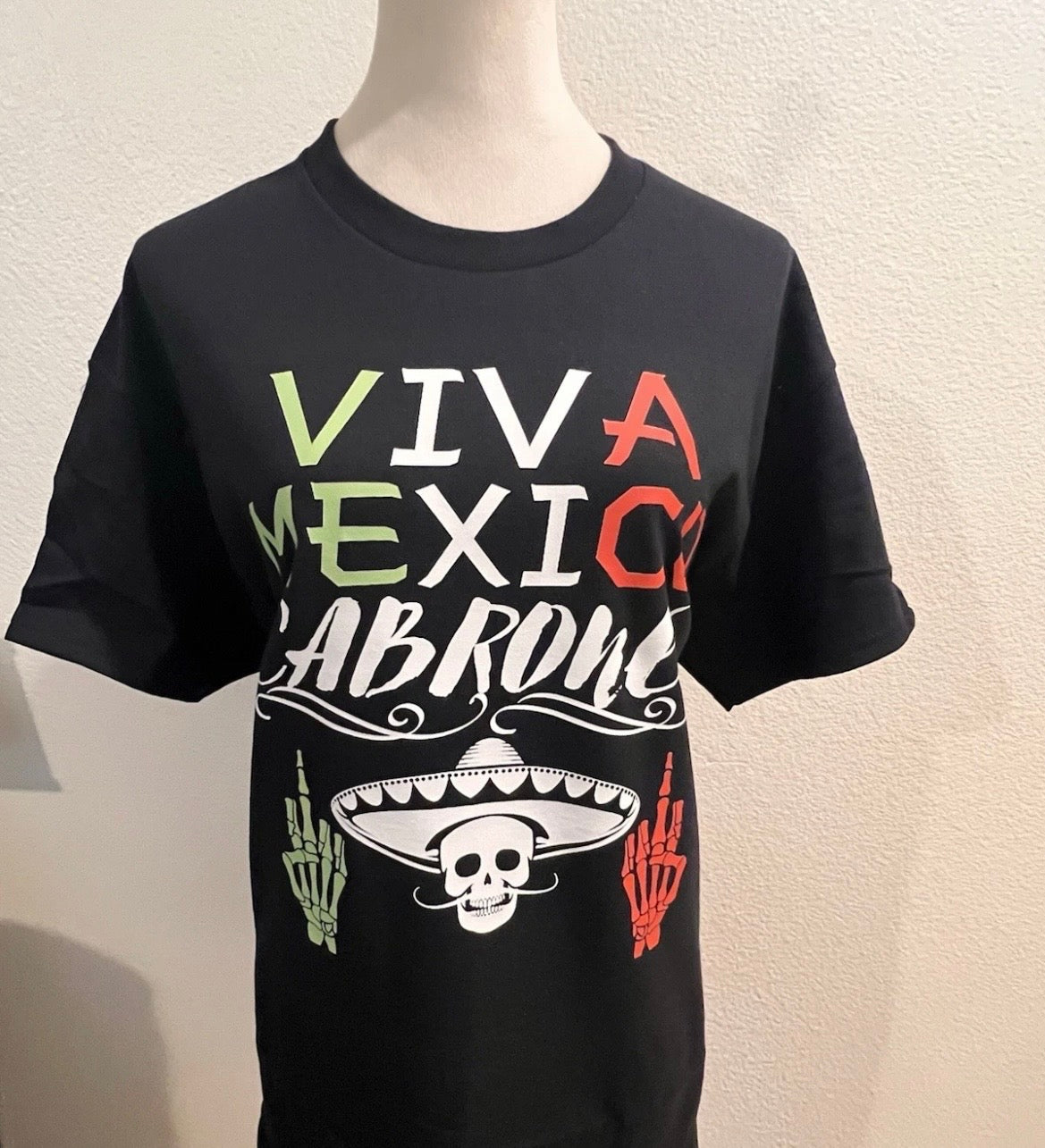 Gildan Viva México Crewneck T-Shirt Short Sleeve