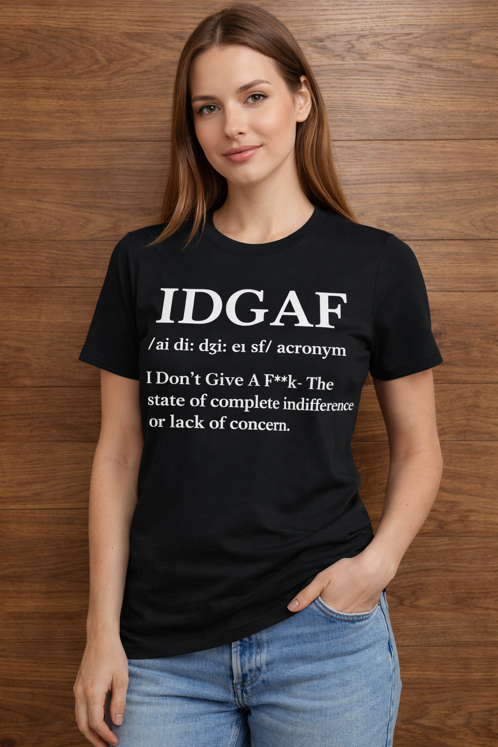 IDGAF Graphic Tee - Casual Statement T-Shirt