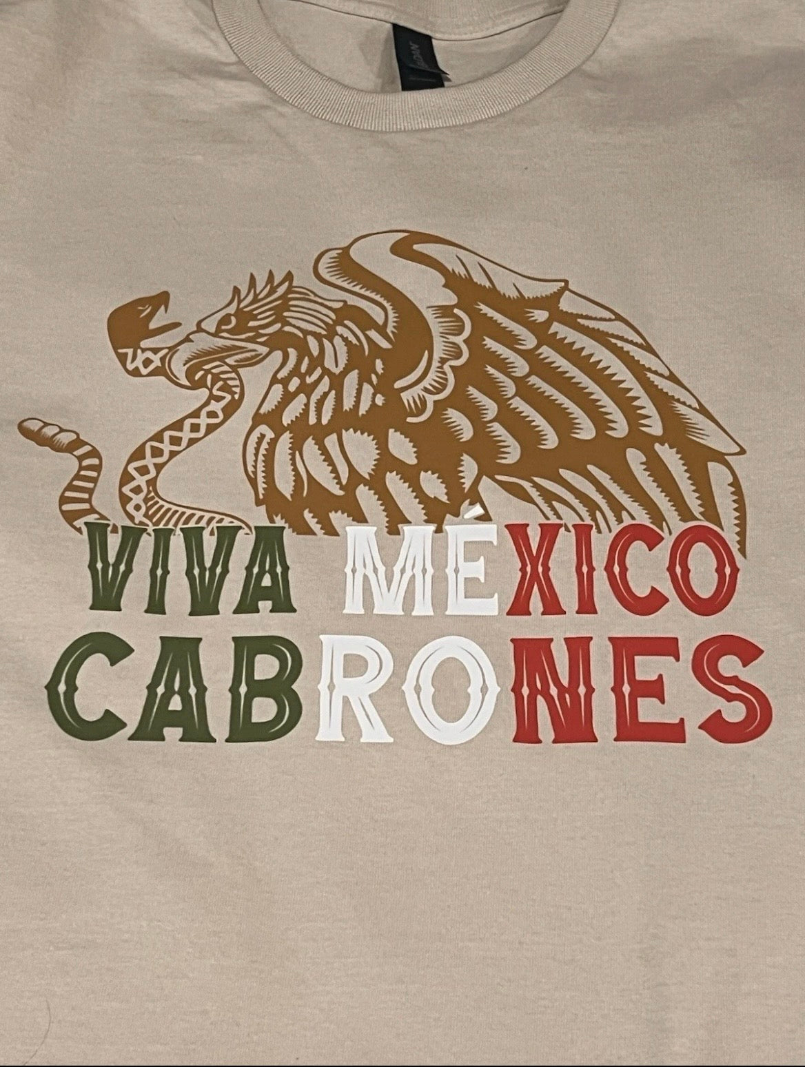 Gildan Viva México T-Shirt Crewneck Short Sleeve