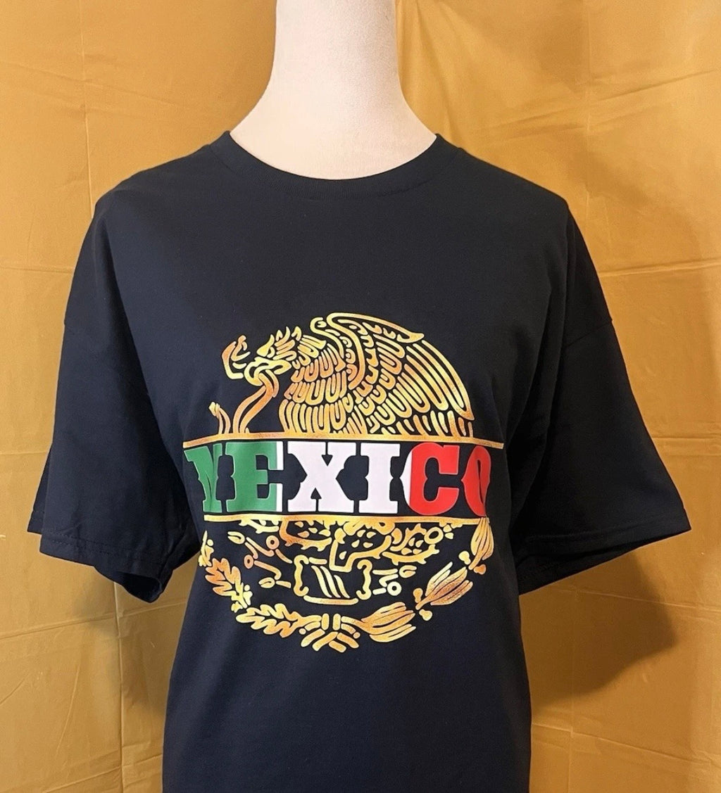 Gildan Mexico Crewneck T-Shirt Short Sleeve