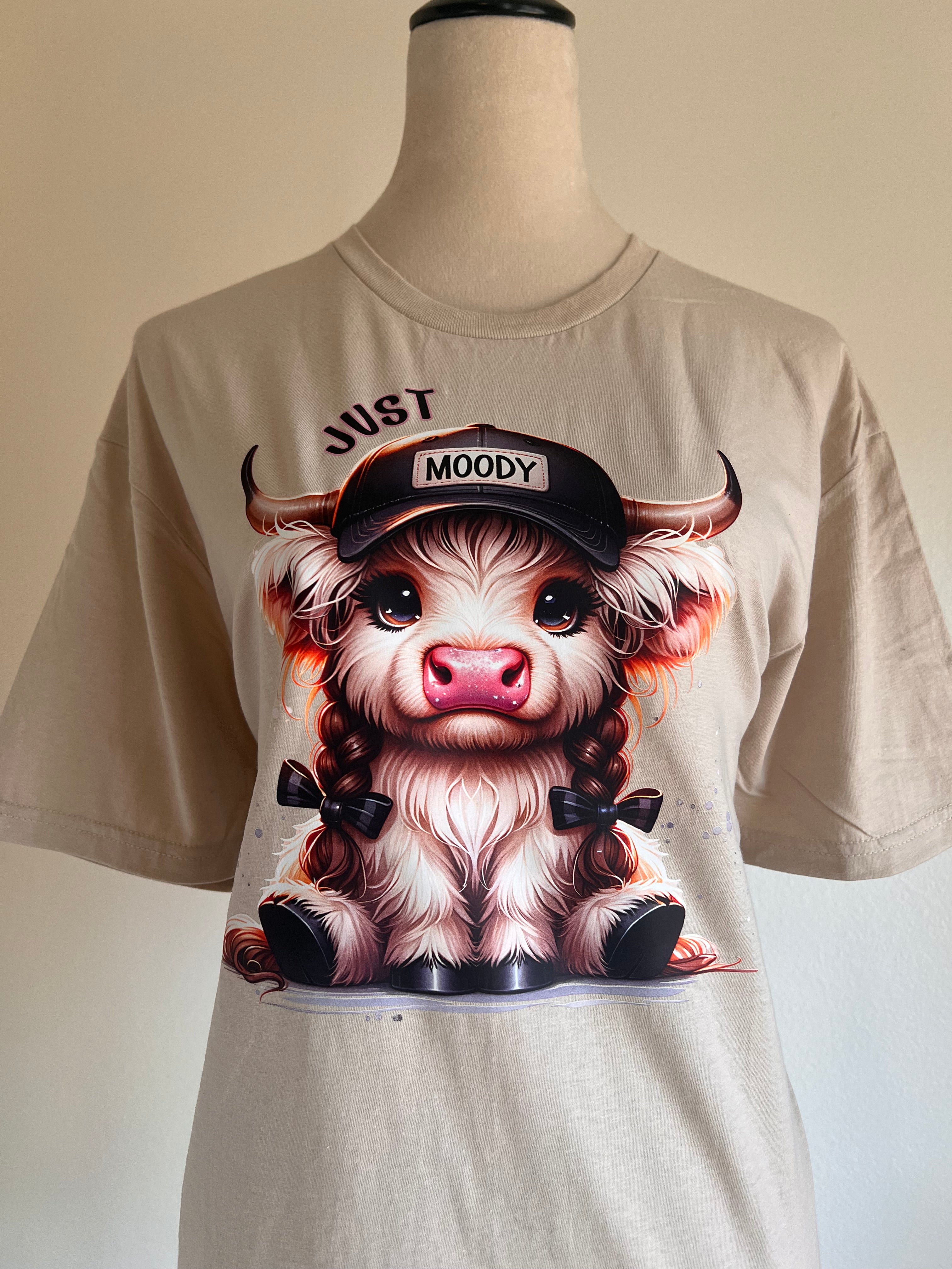 Gildan Just Moody T-Shirt Crewneck Short Sleeve