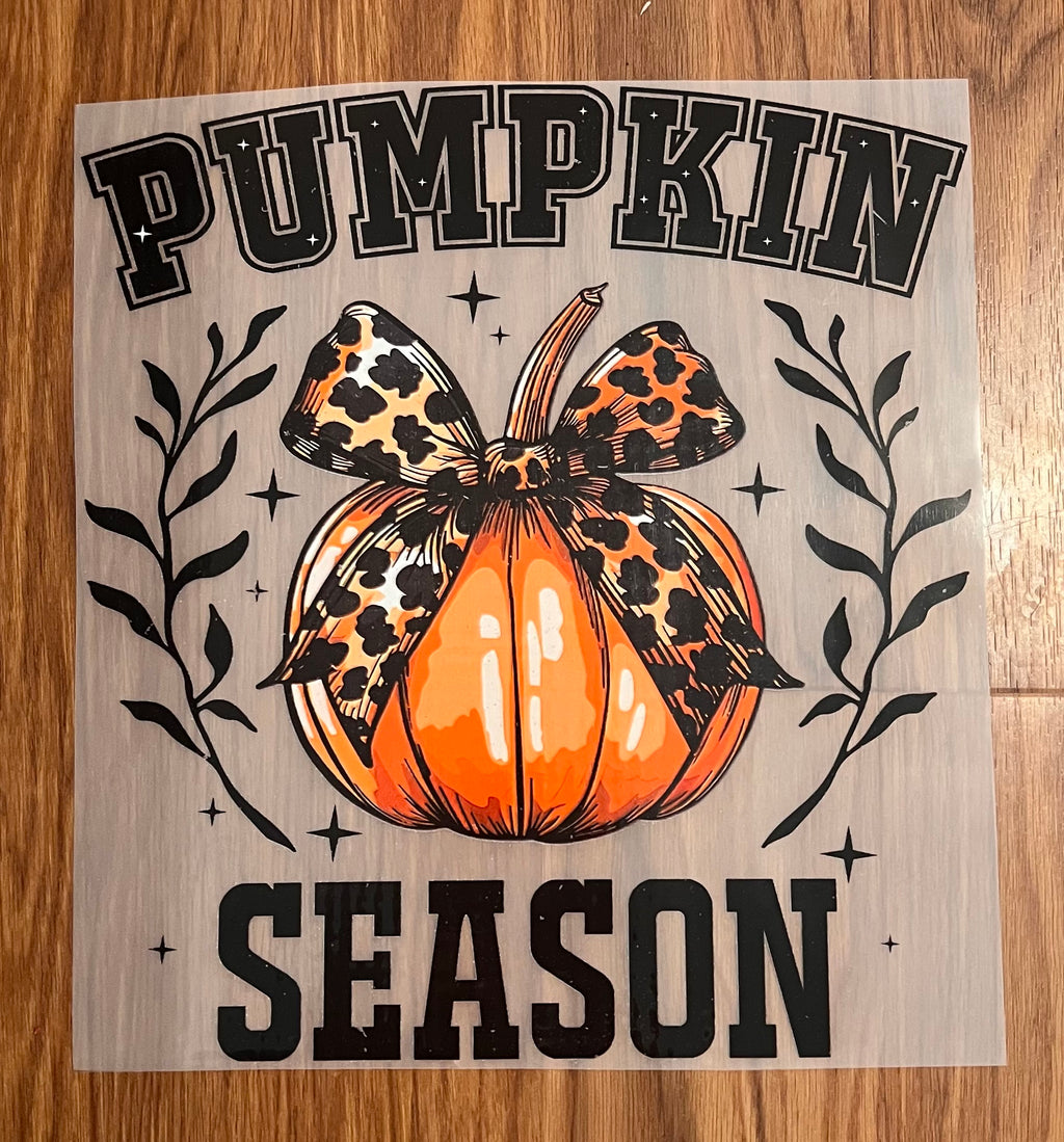 Thankful & Blessed Fall Tee – Leopard Pumpkin Edition