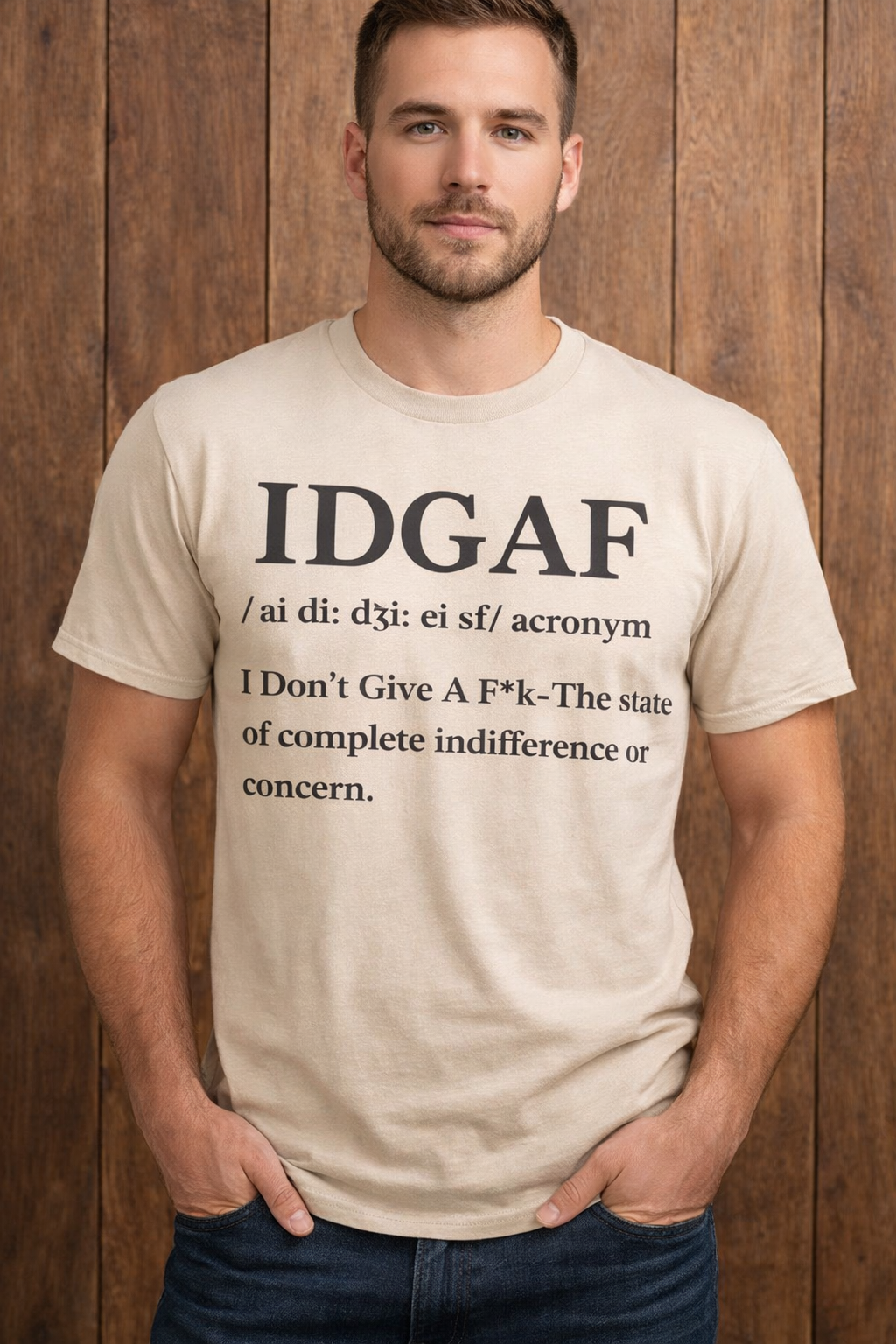 IDGAF Graphic Tee - Casual Statement T-Shirt