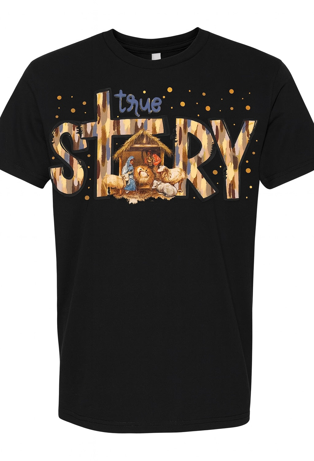 True Story Nativity Christmas Tee