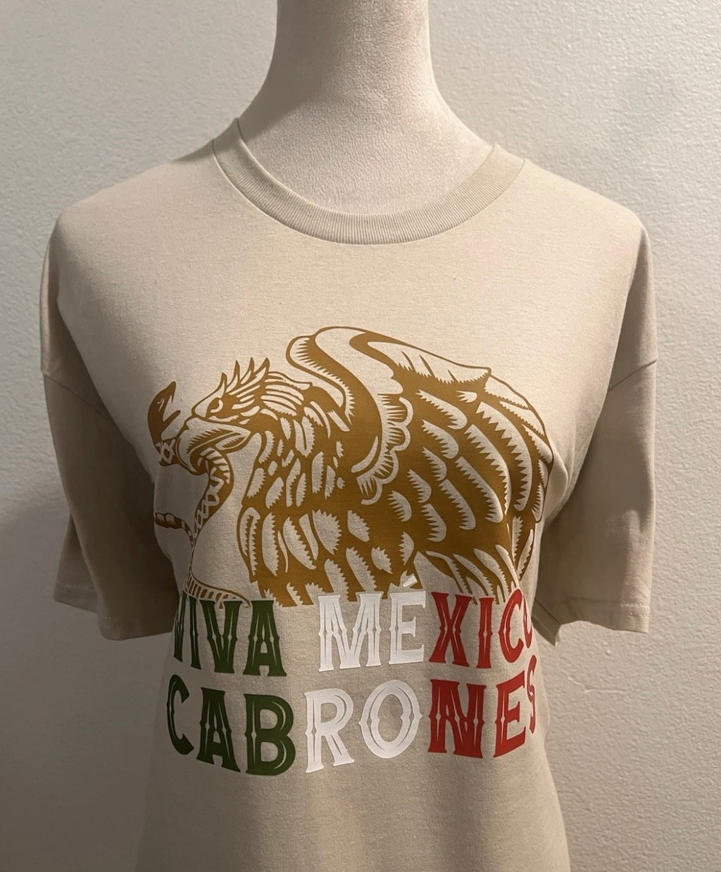 Gildan Viva México T-Shirt Crewneck Short Sleeve
