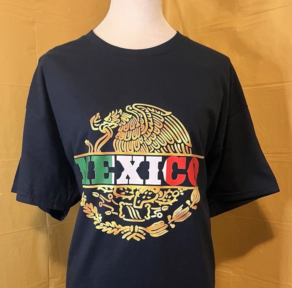 Gildan Mexico Crewneck T-Shirt Short Sleeve