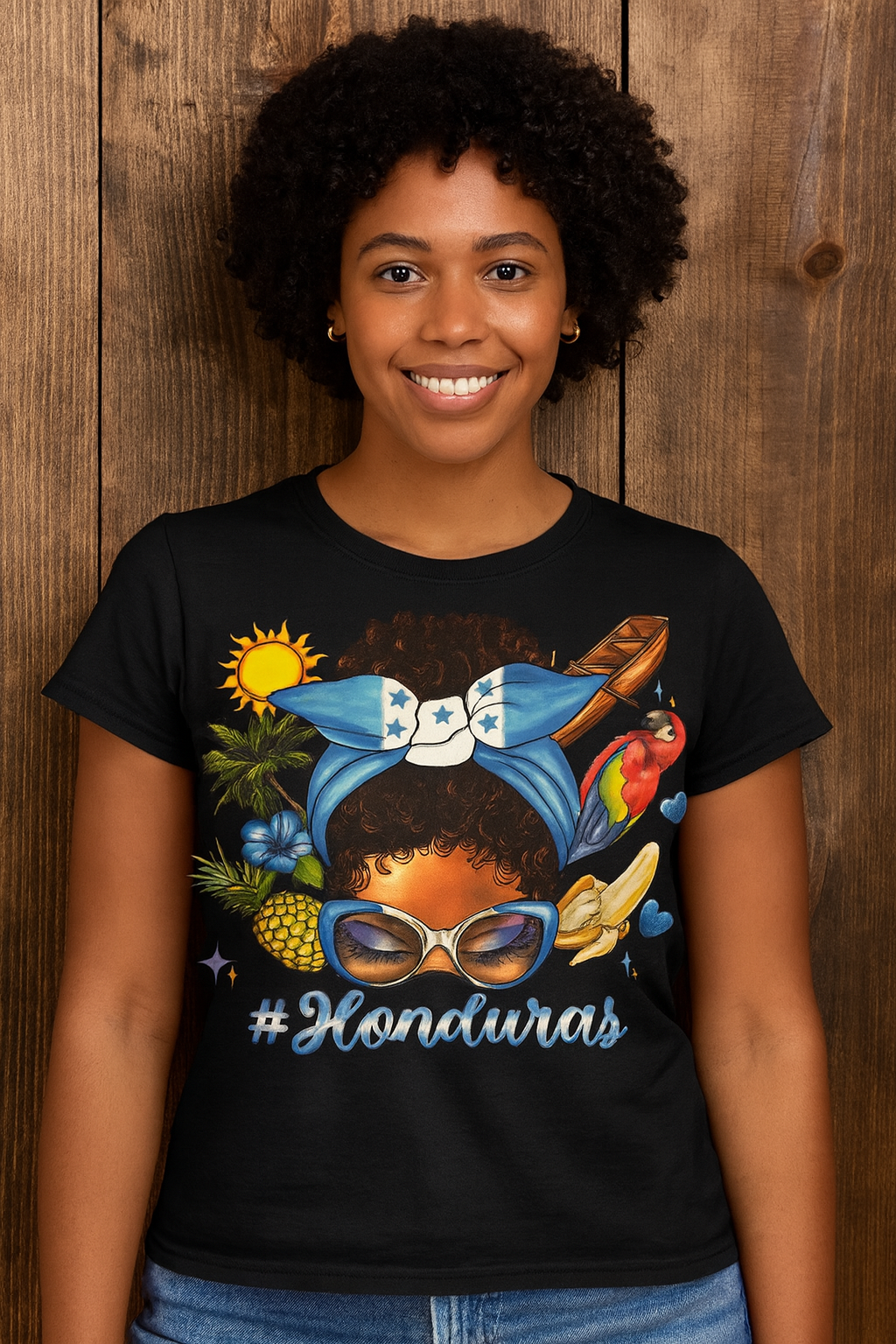 Honduras Heritage Pride Graphic T-Shirt