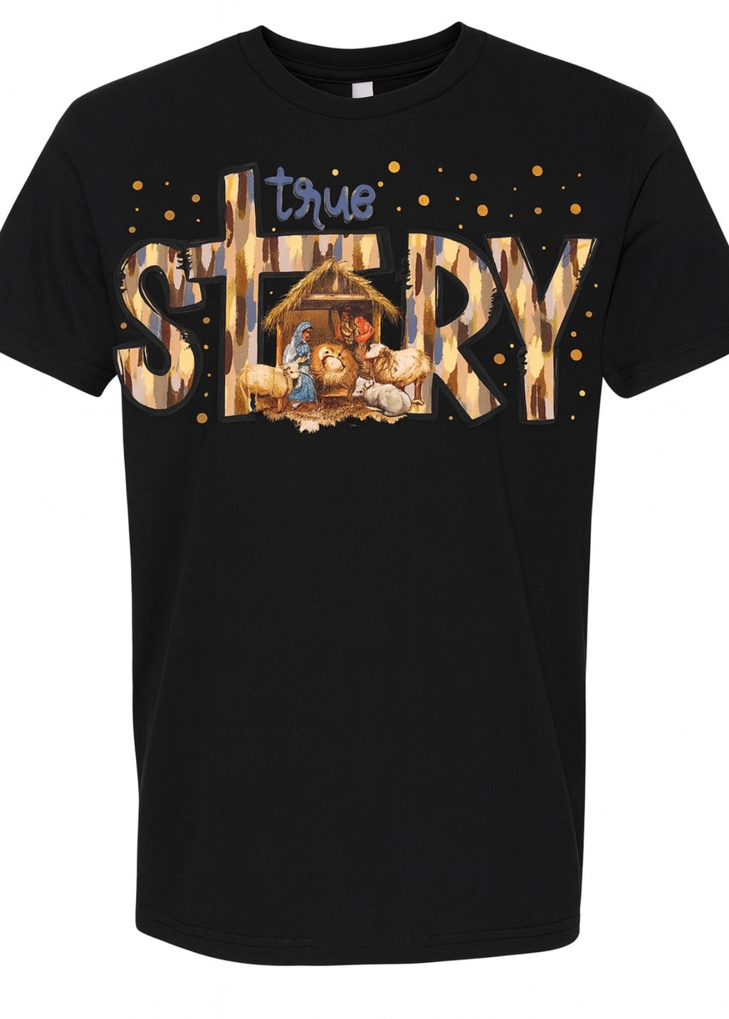 True Story Nativity Christmas Tee