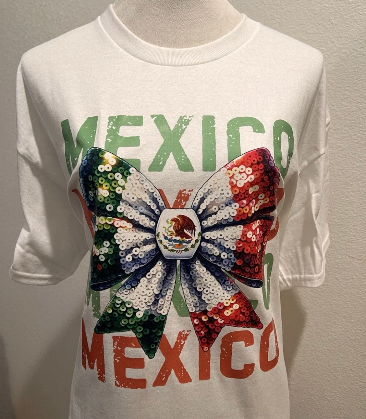 Gildan Mexico T-Shirt Crewneck Short Sleeve