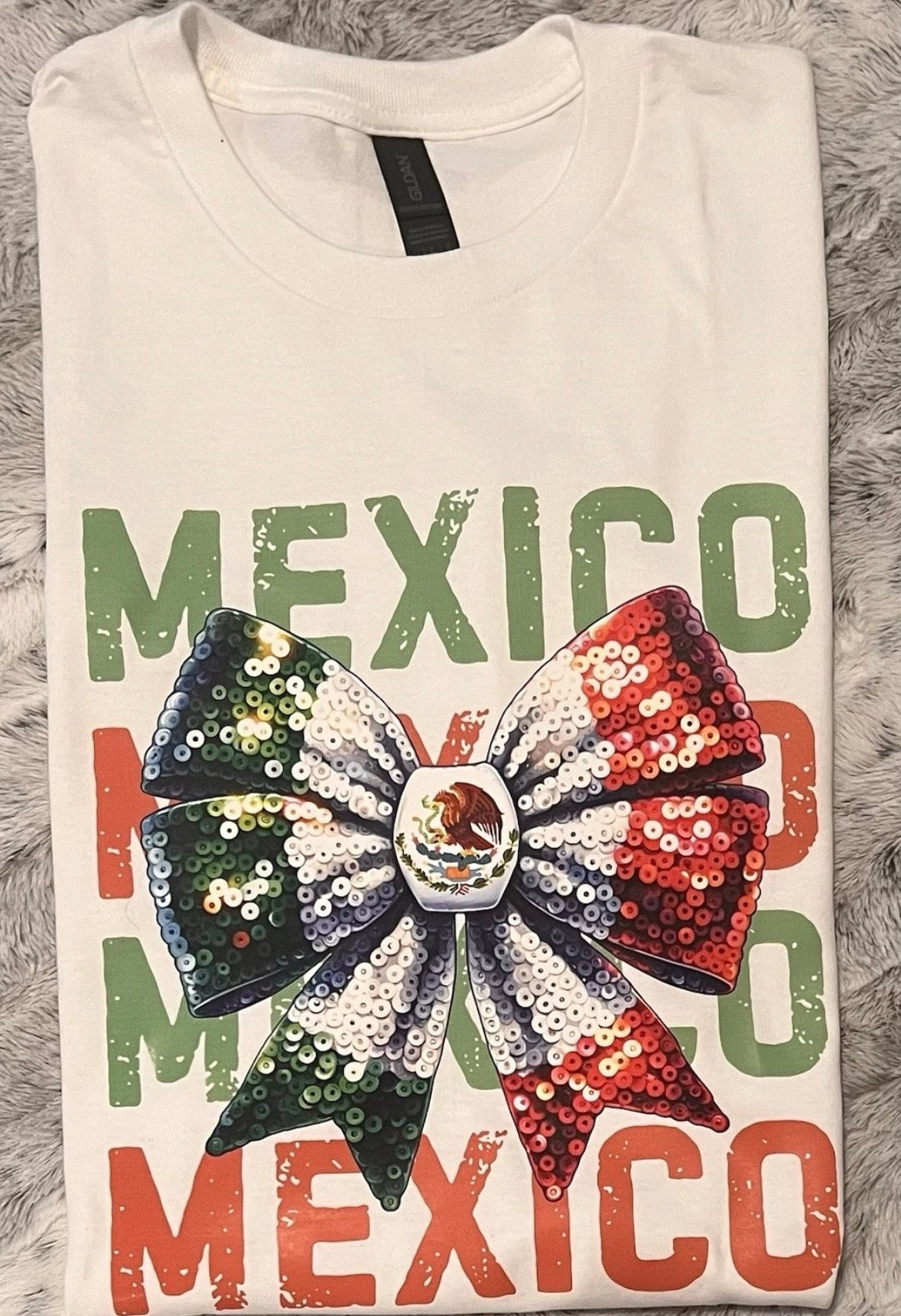 Gildan Mexico T-Shirt Crewneck Short Sleeve