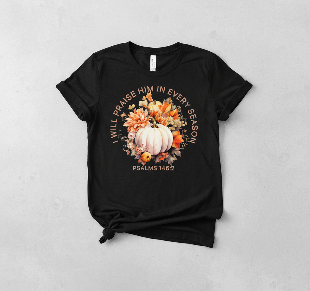 Black Praise Him Every Season Crewneck Mockup